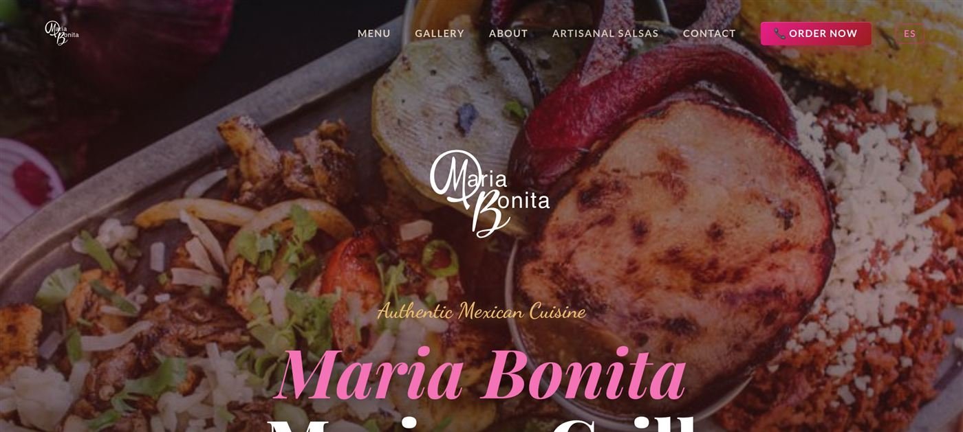 María Bonita Mexican Grill website