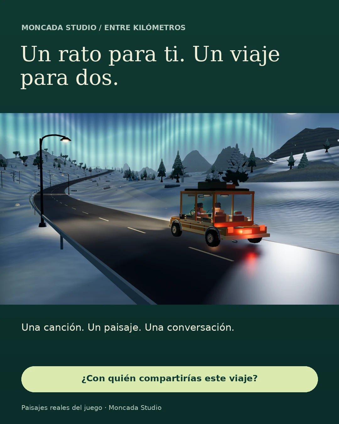 Between Kilometers — Un viaje por carretera para platicar y escuchar música juntos