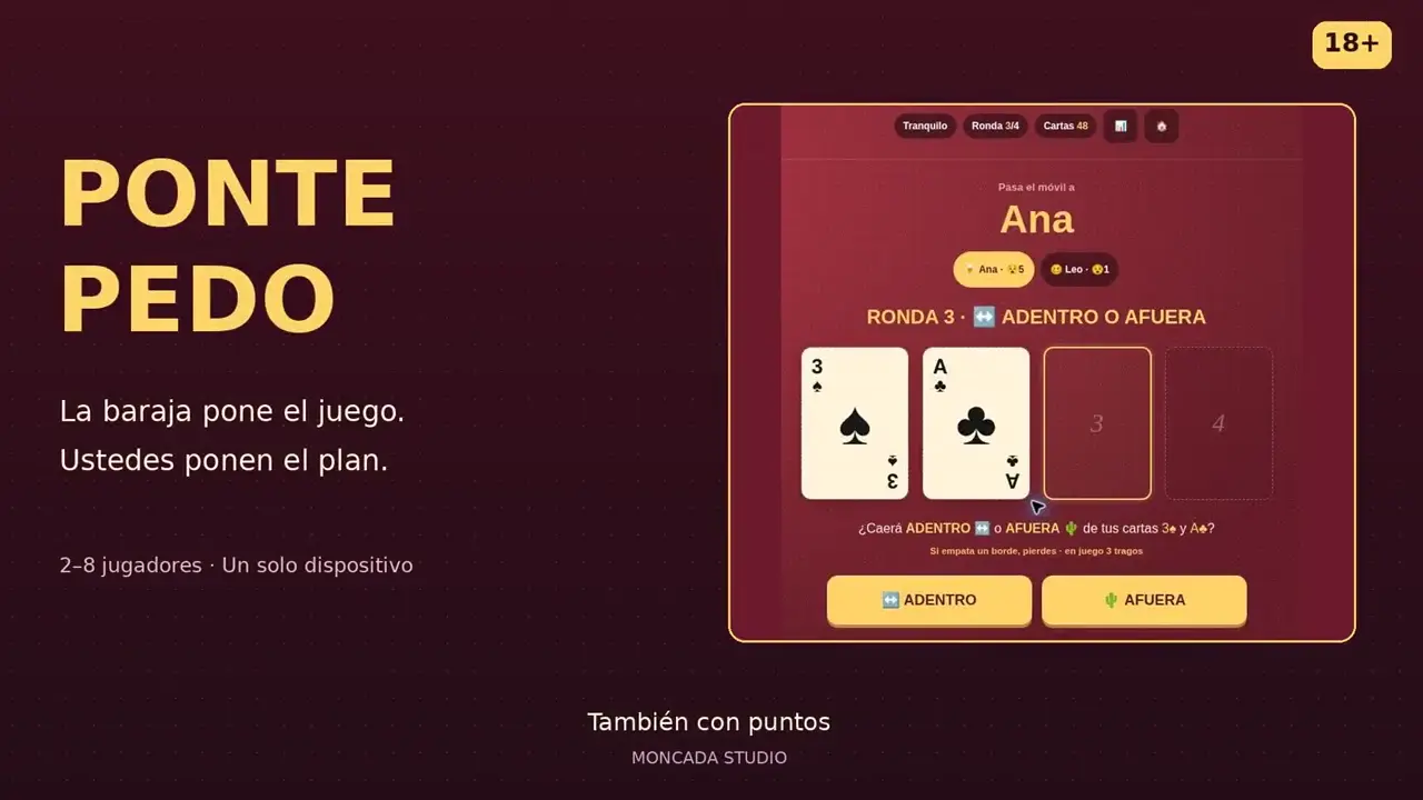 Portada de Ponte Pedo, para mayores de 18 años